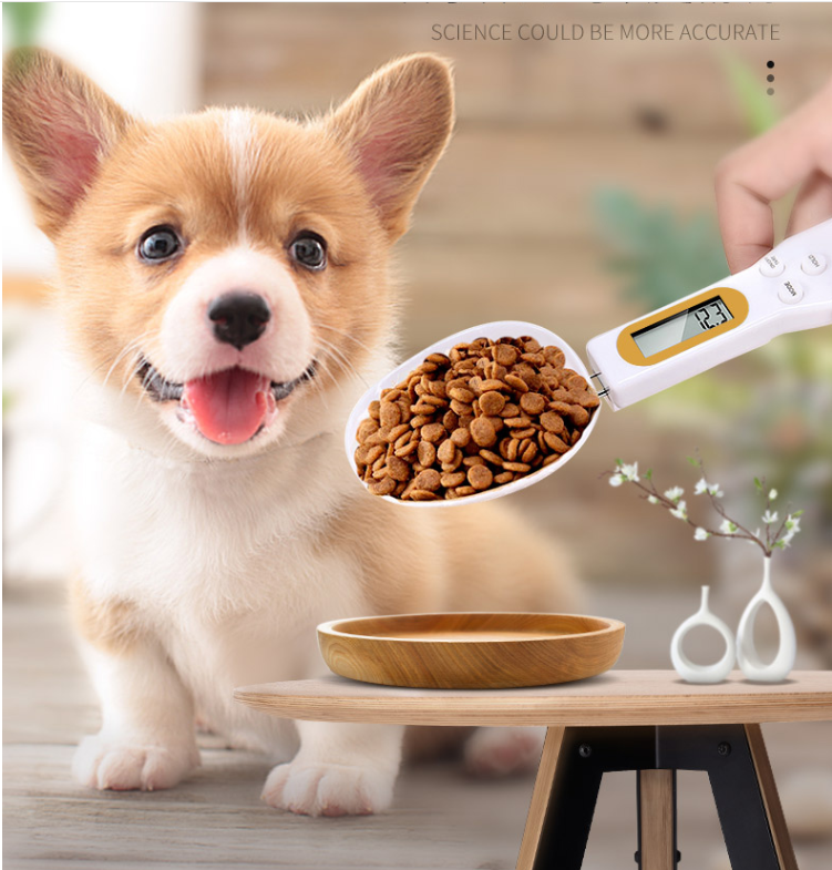 Cuchara para Comida de Mascotas con Balanza
